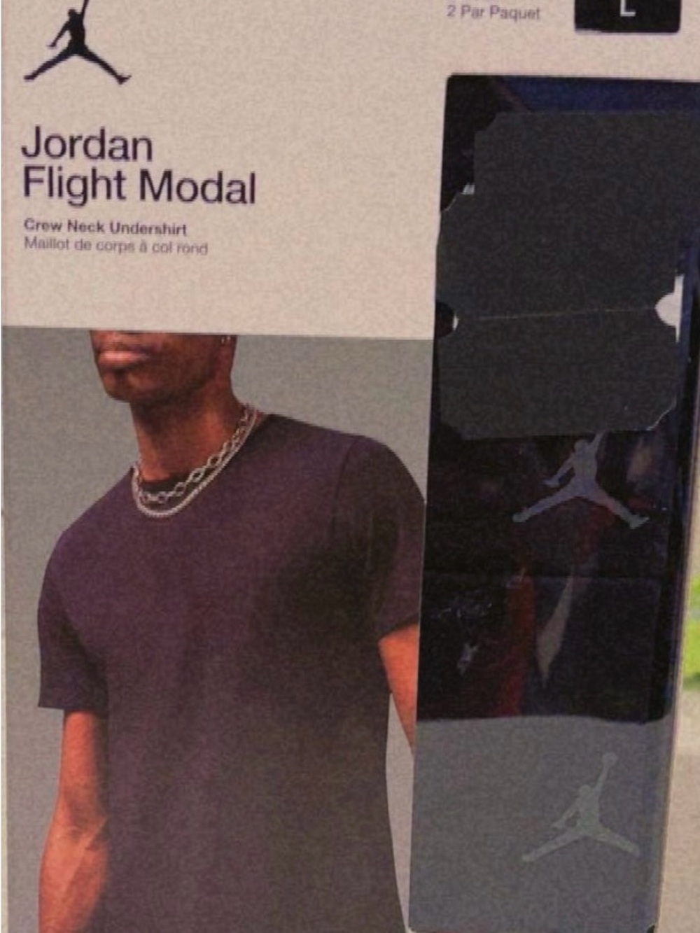 Jordan Crew Neck T-Shirt - Dark Purple